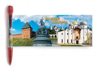 купить Ручка-панорама "Великий Новгород", красная
