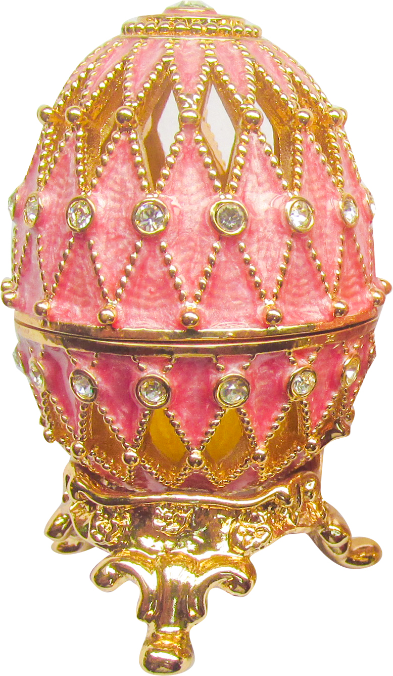 Яйцо "Сетка ажурная" малое цв.розовый