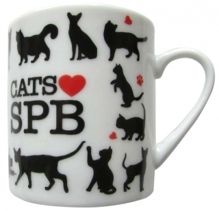 купить Мини-кружка "CATS LOVE SPB"