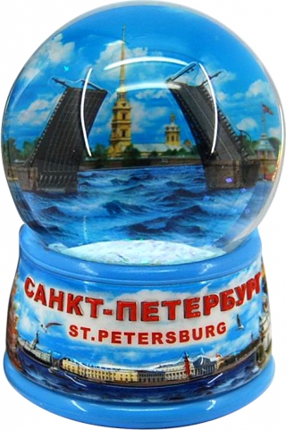 купить Шар снежный "Санкт-Петербург"