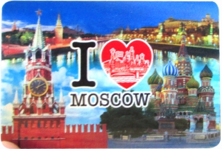 Магнит стерео-варио "Москва. Коллаж"