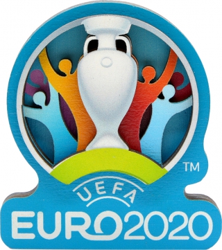 купить Магнит деревянный "Эмблема UEFA"