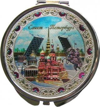 купить Зеркало "Санкт-Петербург" с фольгированной вставкой