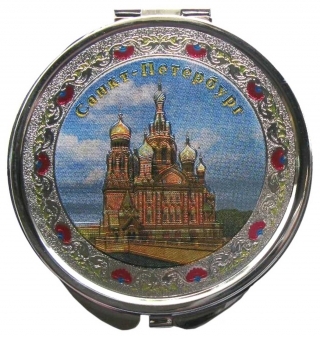 купить Зеркало "Санкт-Петербург" с фольгированной вставкой