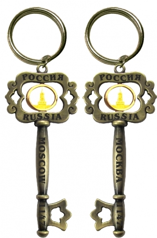 купить Брелок-ключ "Москва", длина 10,5 см