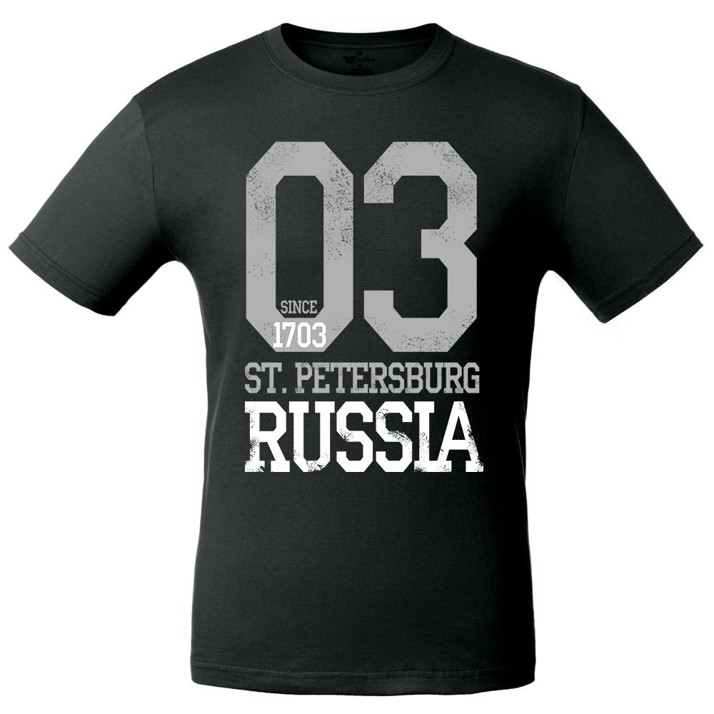 Футболка односторонняя "Санкт-Петербург" размер S