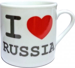 купить Мини-кружка "I LOVE RUSSIA"